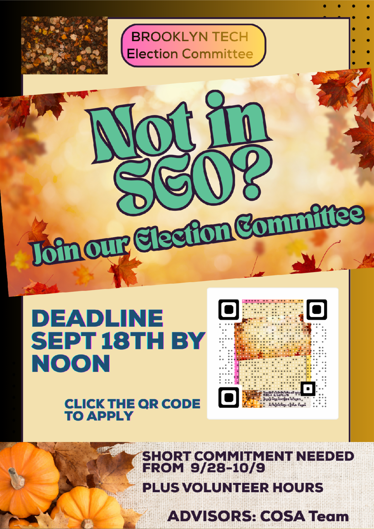 Form to apply for Election Committee