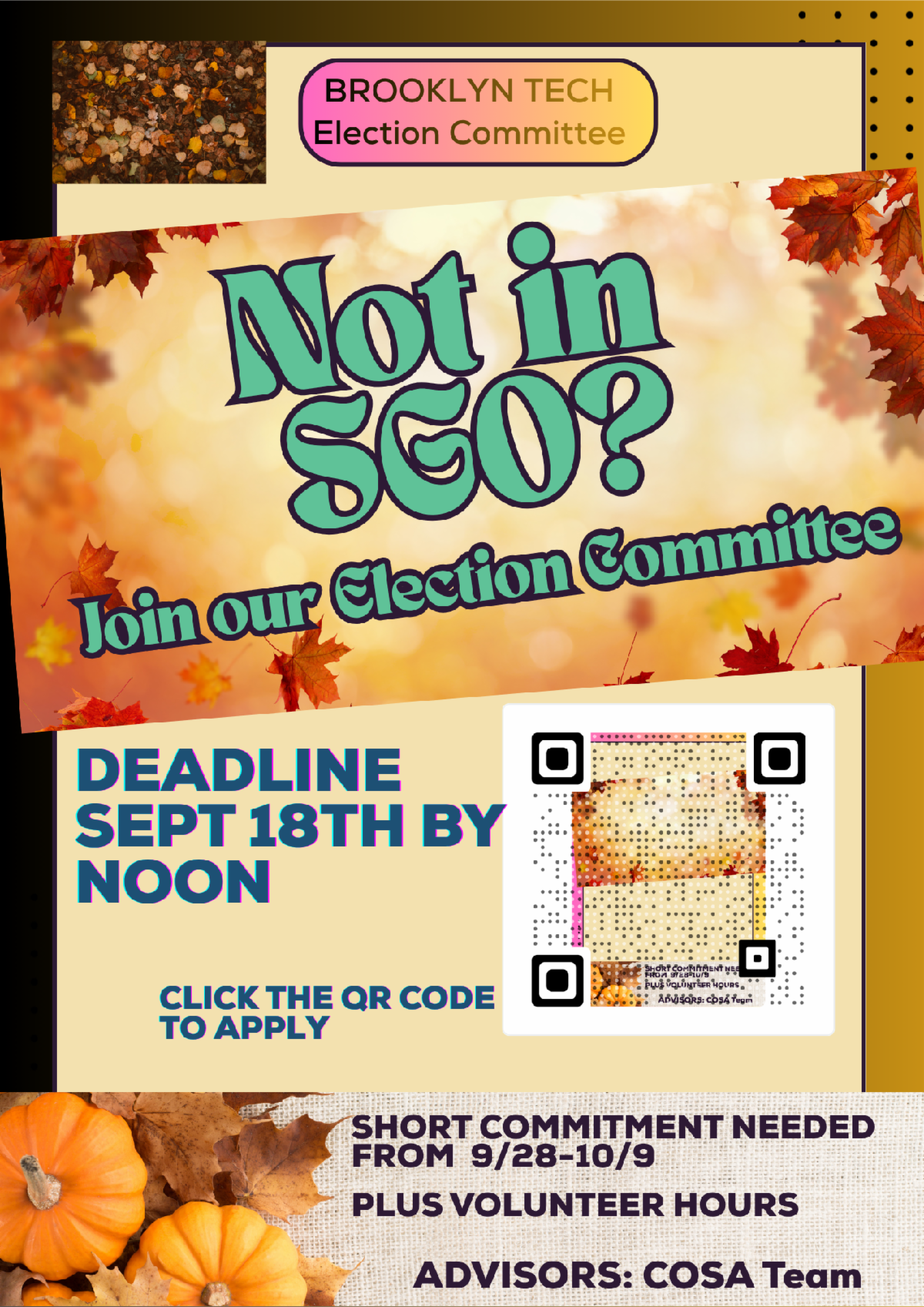 Form to apply for Election Committee